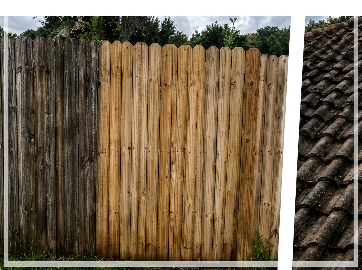 Fence Cleaning — pressure washing by Rapid Wash Solutions
